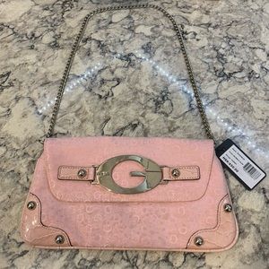 guess bubblegum pink bag